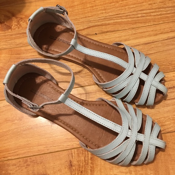 Call It Spring Sandals in Sky Blue - Picture 5 of 10